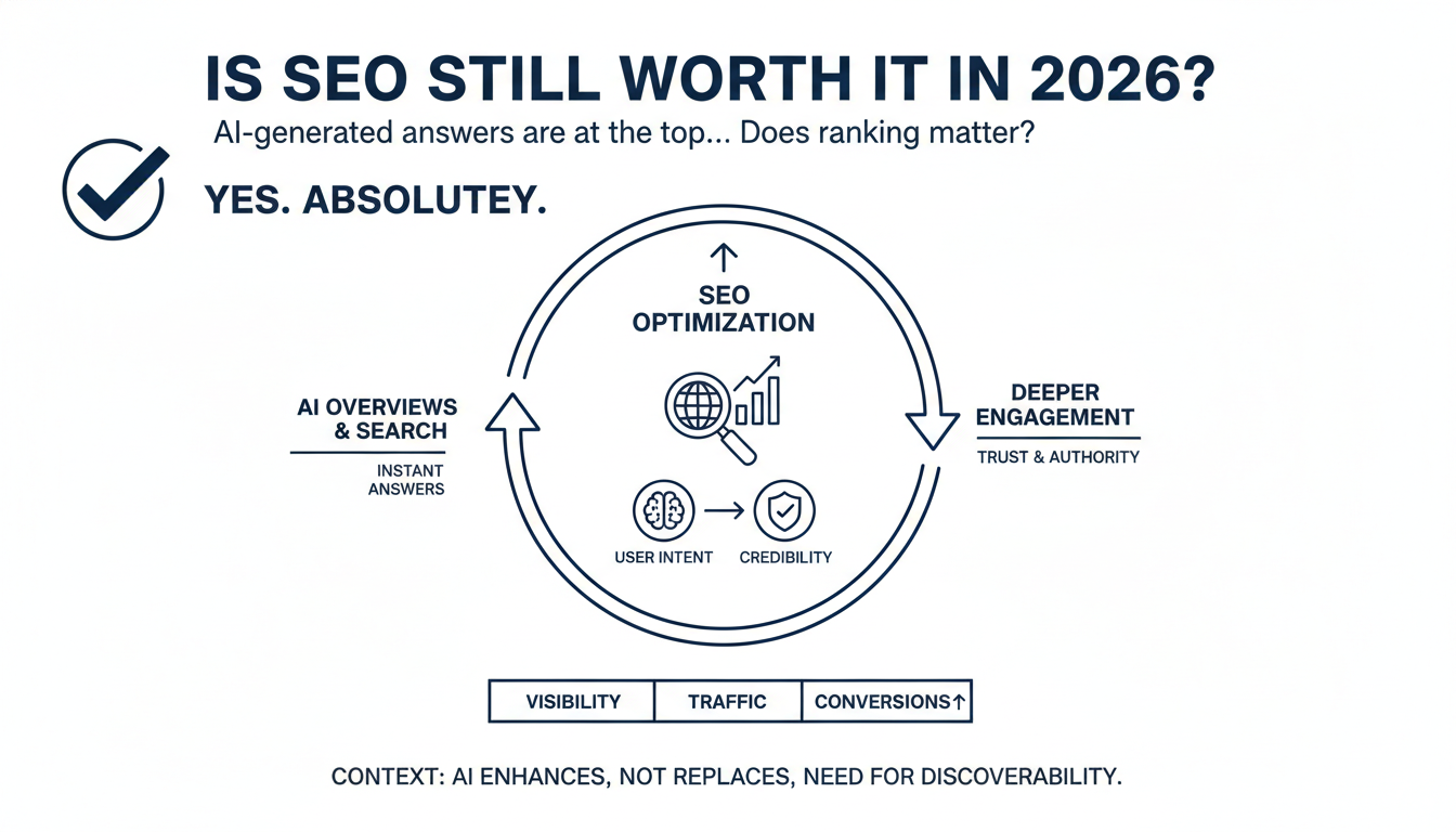 Is SEO Still Worth It in 2026? - AI SEO agency in Ogden UT in Corpus Christi
, TX