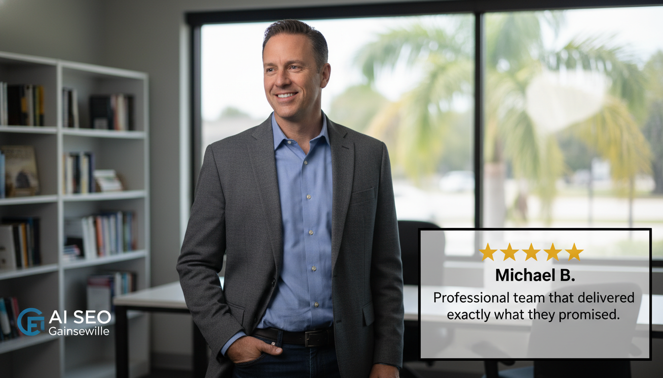 Satisfied AI SEO company Gainesville customer review in Gainesville
, FL