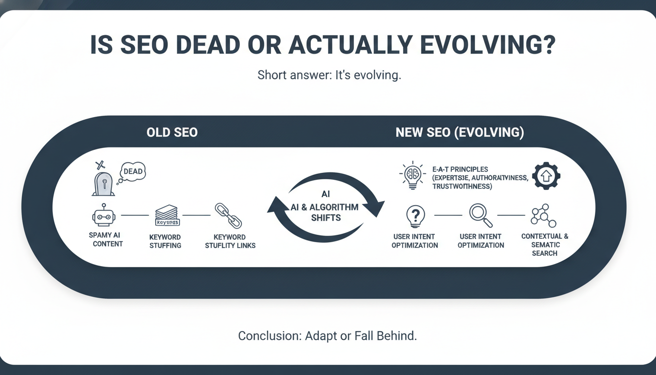 Is SEO Dead or Actually Evolving? - local SEO AI agency Visalia in Mobile
, AL