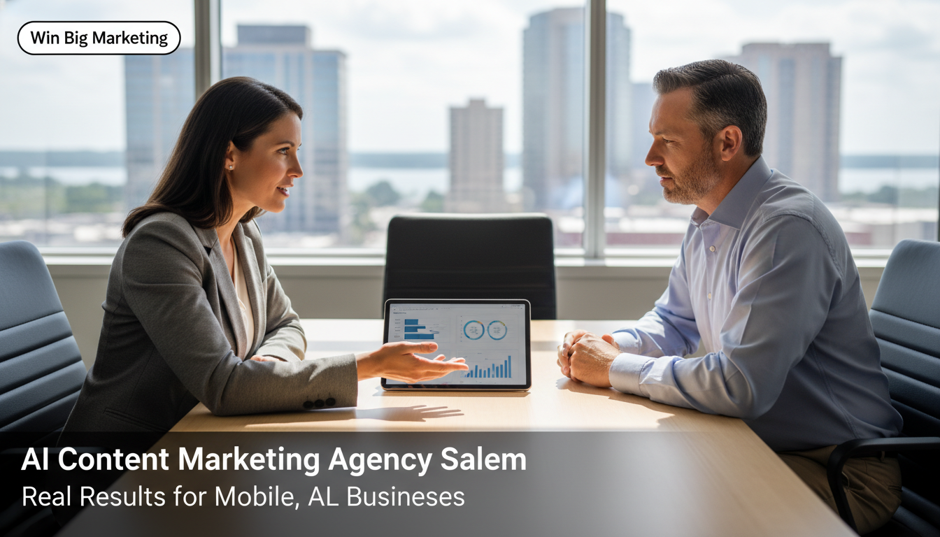 Professional AI content marketing agency Salem consultation in Mobile
, AL