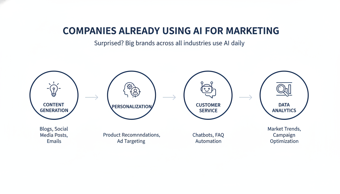 Companies Already Using AI for Marketing - AI content marketing agency Bridgeport in Corpus Christi
, TX