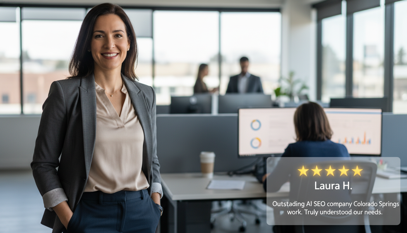 Satisfied AI SEO company Colorado Springs customer review in Colorado Springs, Colorado