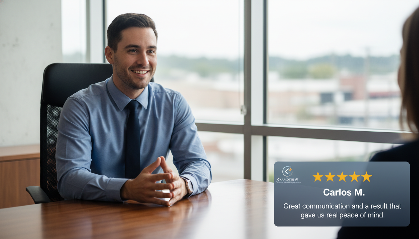 Satisfied AI content marketing agency Charlotte customer review in Charlotte, Arkansas