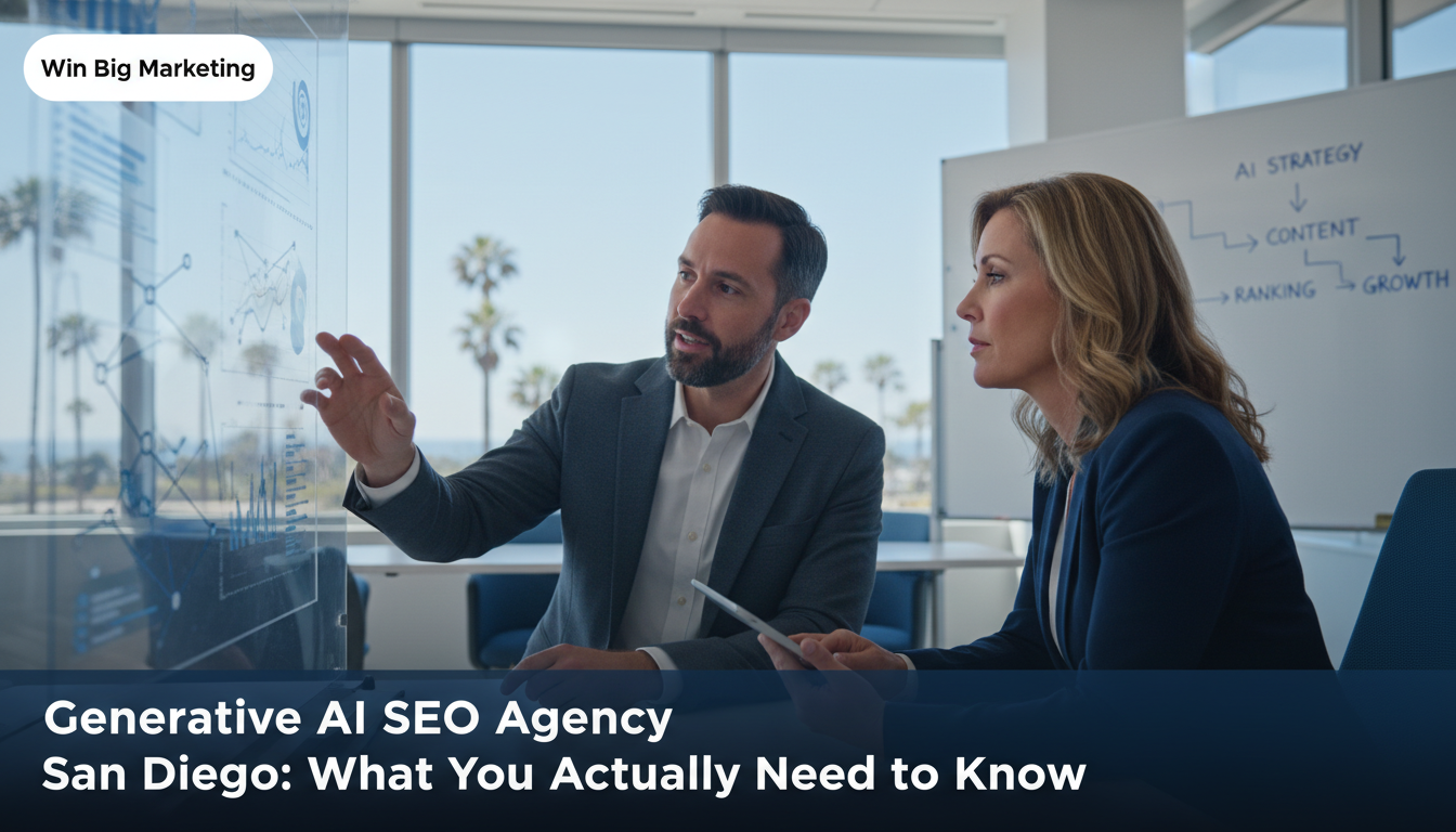 Professional generative AI SEO agency San Diego consultation in San Diego, California