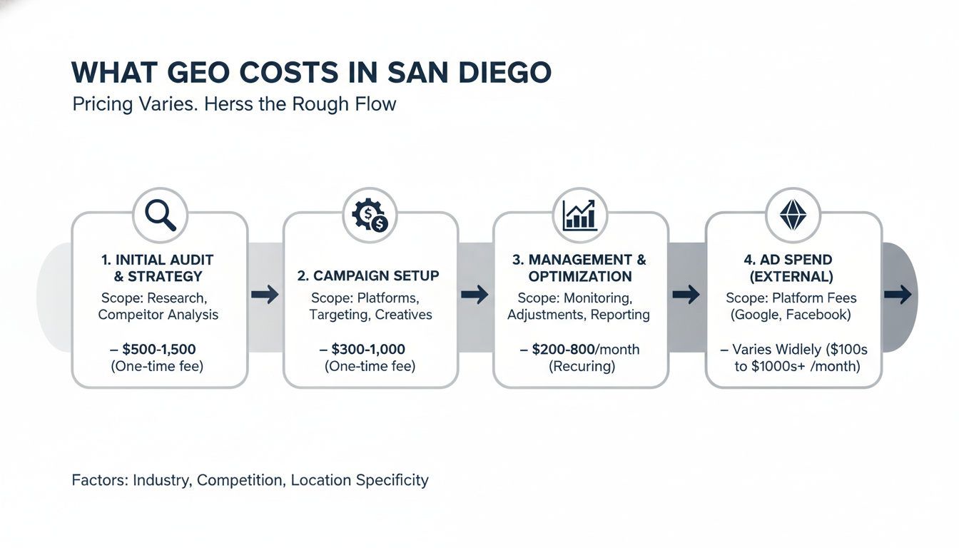 What GEO Costs in San Diego - generative AI SEO agency San Diego in San Diego, California