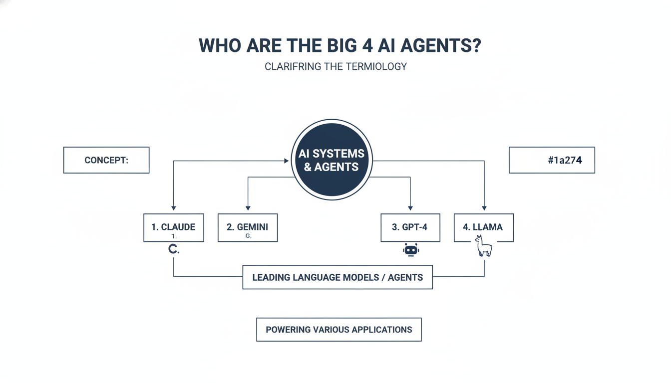 Who Are the Big 4 AI Agents? - AI digital marketing agency Boston MA in Boston, New York