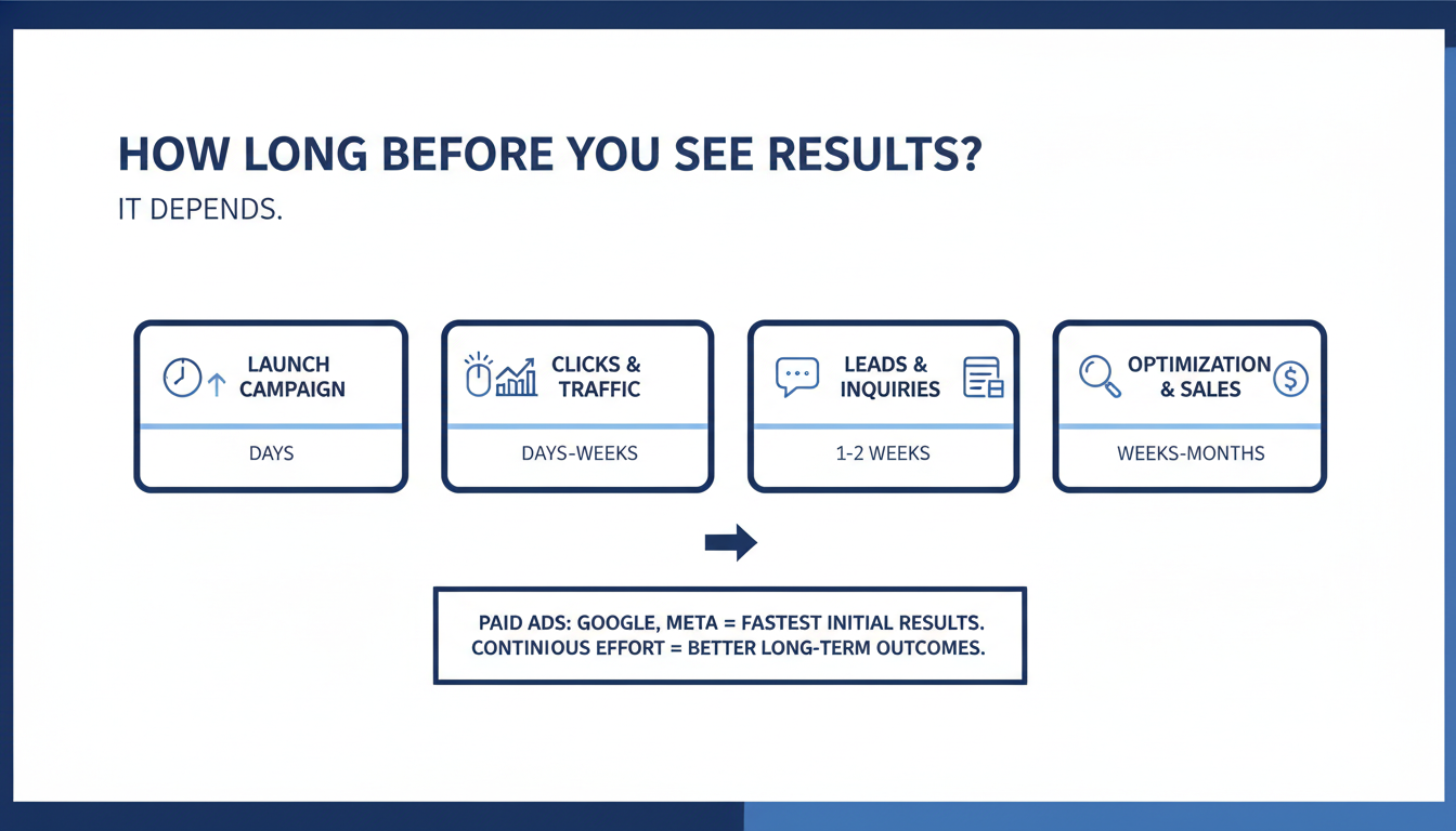 How Long Before You See Results? - AI marketing agency Ocala in Mobile
, AL