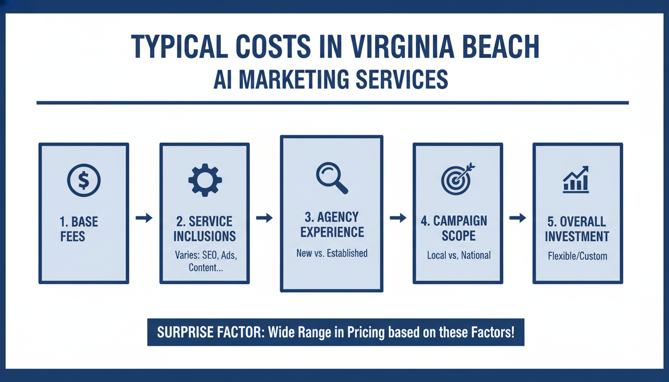 Typical Costs in Virginia Beach - top AI marketing agency Virginia Beach VA in Virginia Beach, Virginia