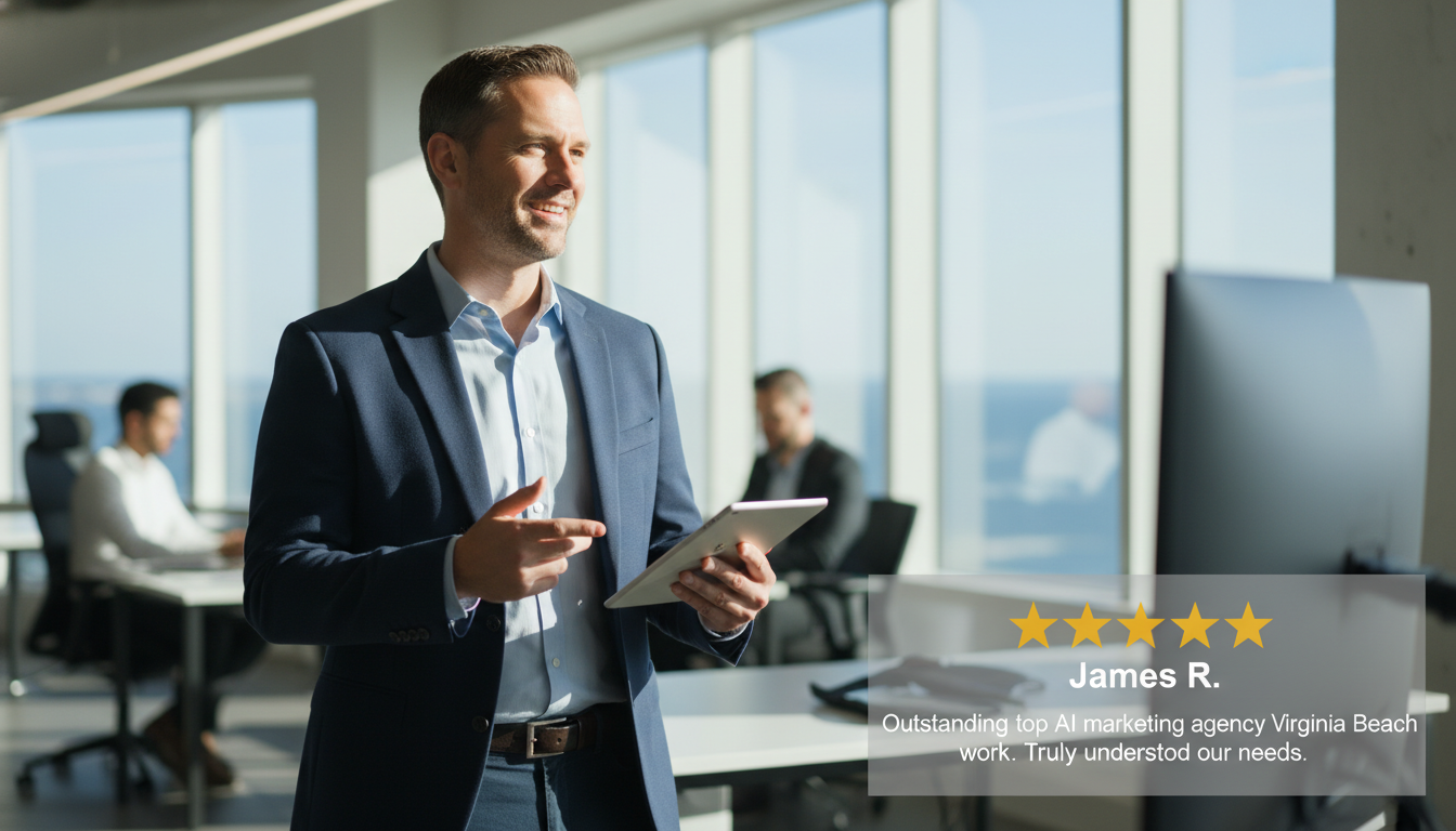 Satisfied top AI marketing agency Virginia Beach VA customer review in Virginia Beach, Virginia
