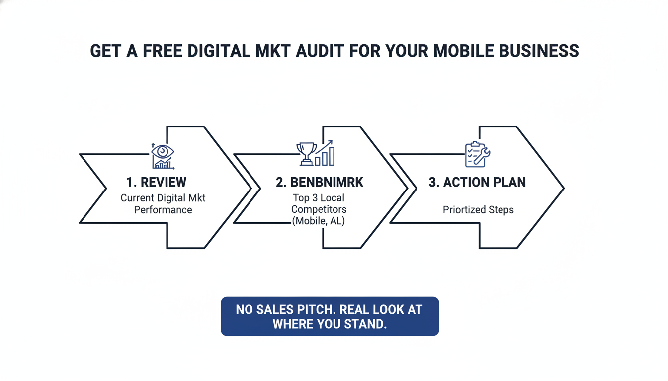 Get a Free Digital Mkt Audit for Your Mobile
 Business - AI digital marketing agency Tallahassee FL in Mobile
, AL