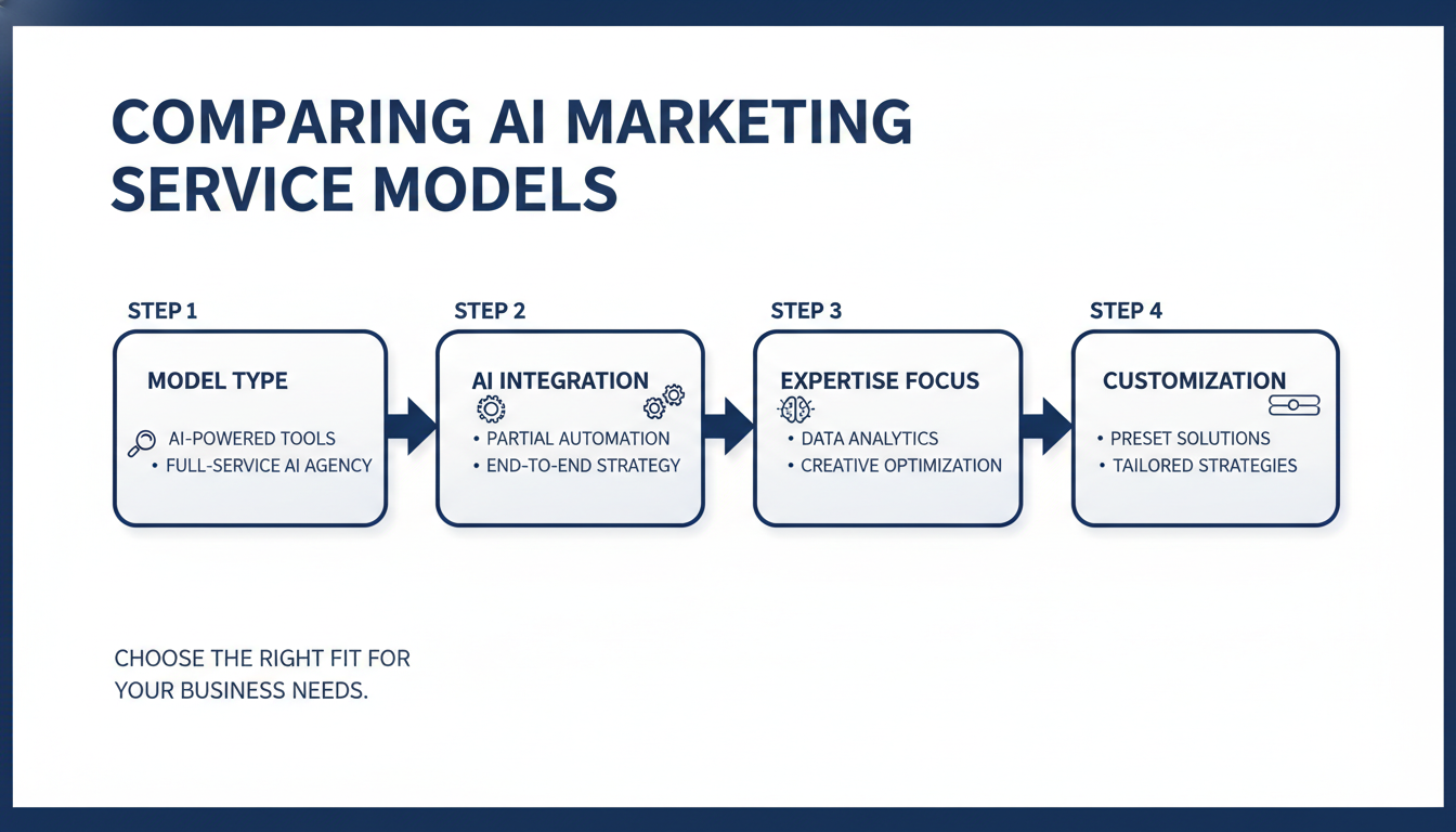 Comparing AI Marketing Service Models - AI marketing agency Rochester in Mobile
, AL