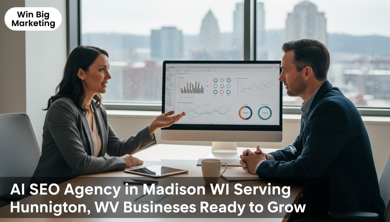 Professional AI SEO agency in Madison WI consultation in Huntington
, WV
