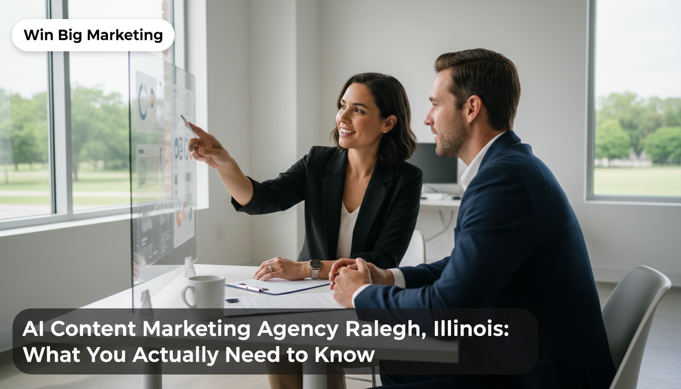 Professional AI content marketing agency Raleigh consultation in Raleigh, Illinois