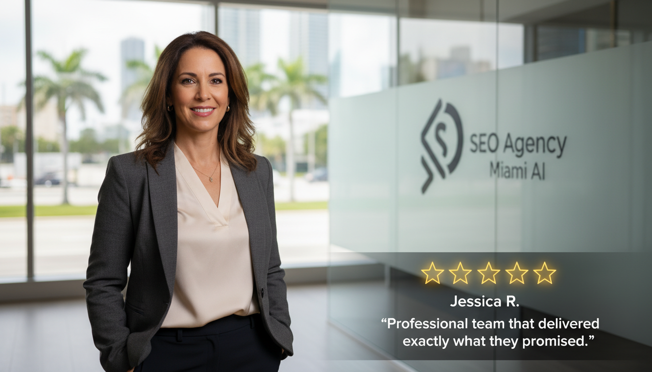 Satisfied SEO agency Miami AI customer review in Miami, Florida