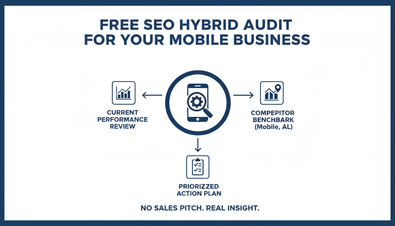 Get a Free SEO Hybrid Audit for Your Mobile
 Business - SEO agency Little Rock AI in Mobile
, AL