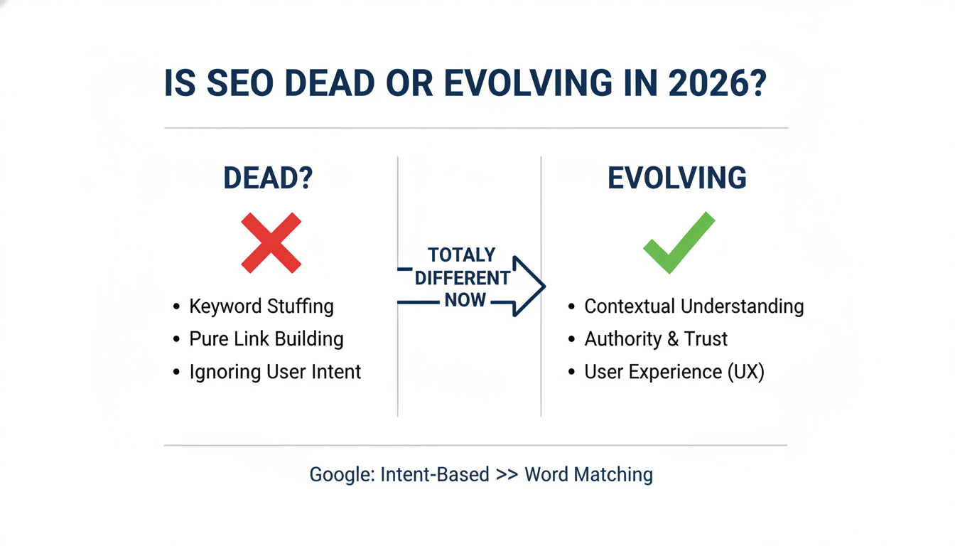 Is SEO Dead or Evolving in 2026? - local SEO AI agency Akron in Mobile
, AL
