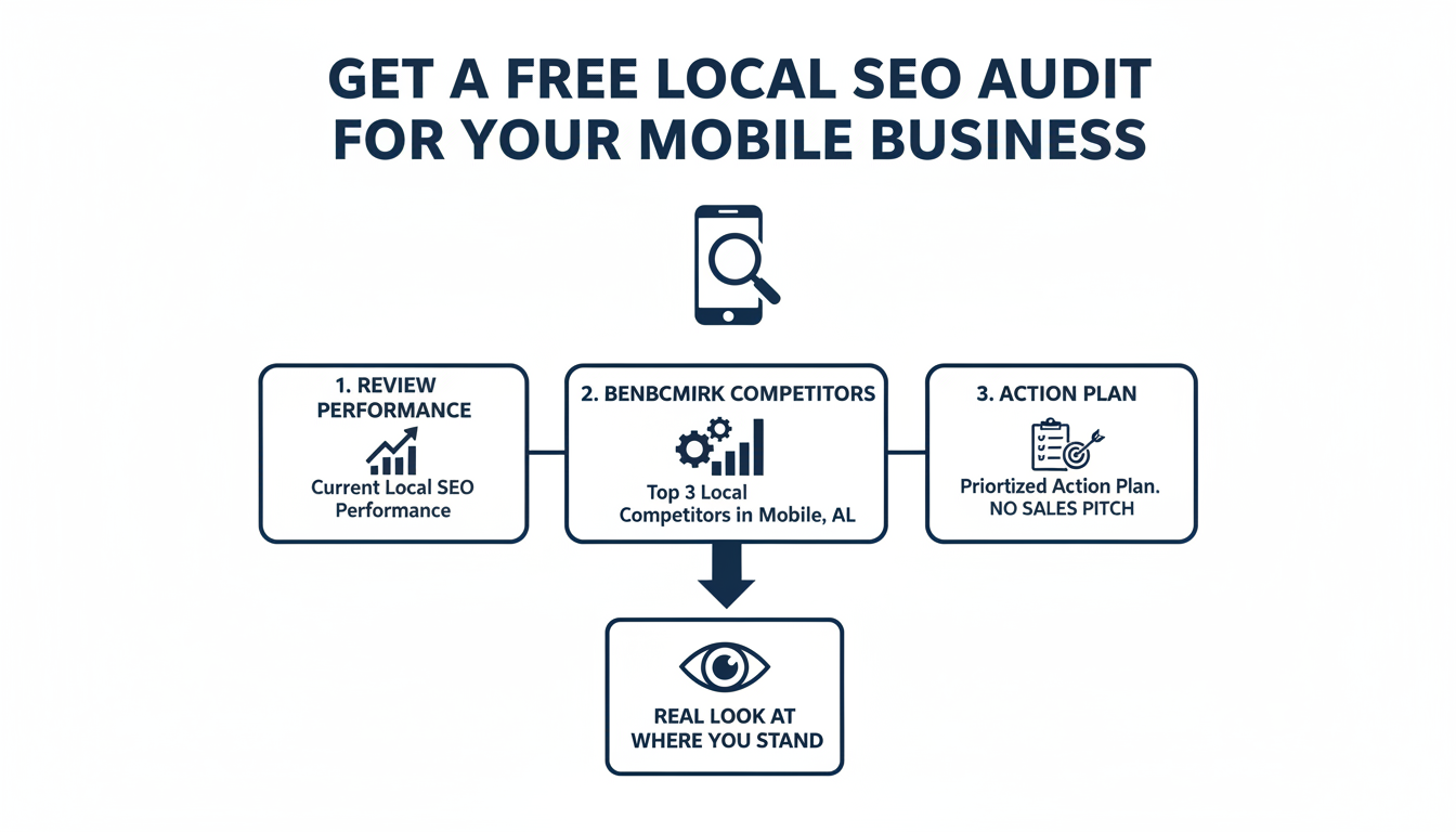 Get a Free Local SEO Audit for Your Mobile
Business - local SEO AI agency Akron in Mobile
, AL