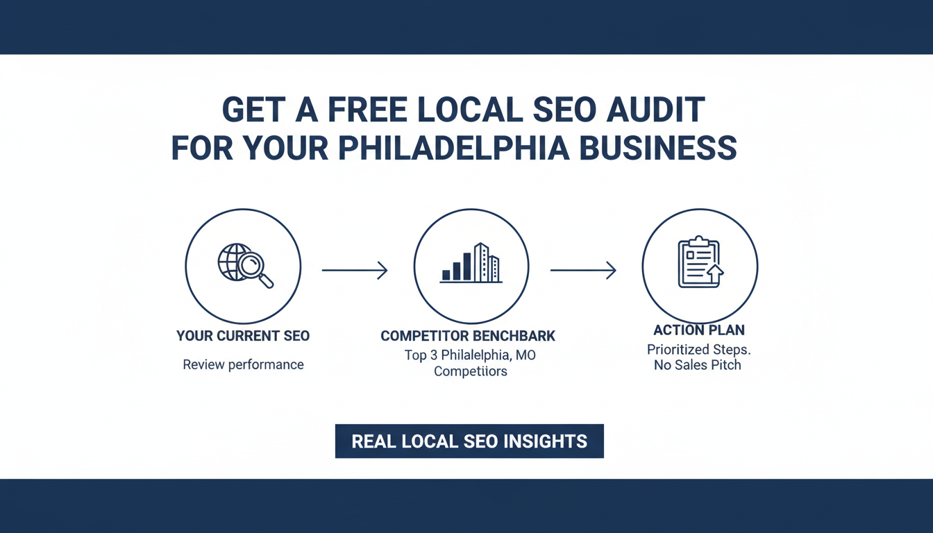 Get a Free Local SEO Audit for Your Philadelphia Business - local SEO AI agency Philadelphia in Philadelphia, Missouri