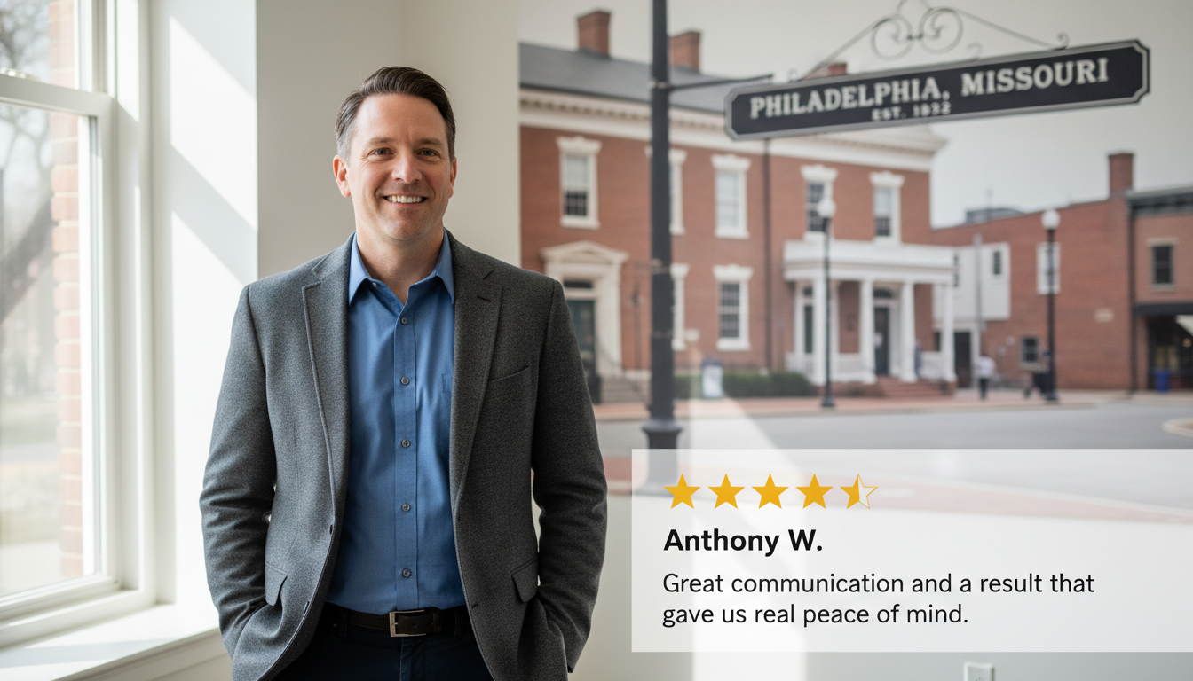 Satisfied local SEO AI agency Philadelphia customer review in Philadelphia, Missouri