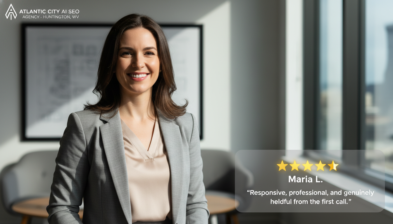 Satisfied AI SEO agency Atlantic City customer review in Huntington
, WV