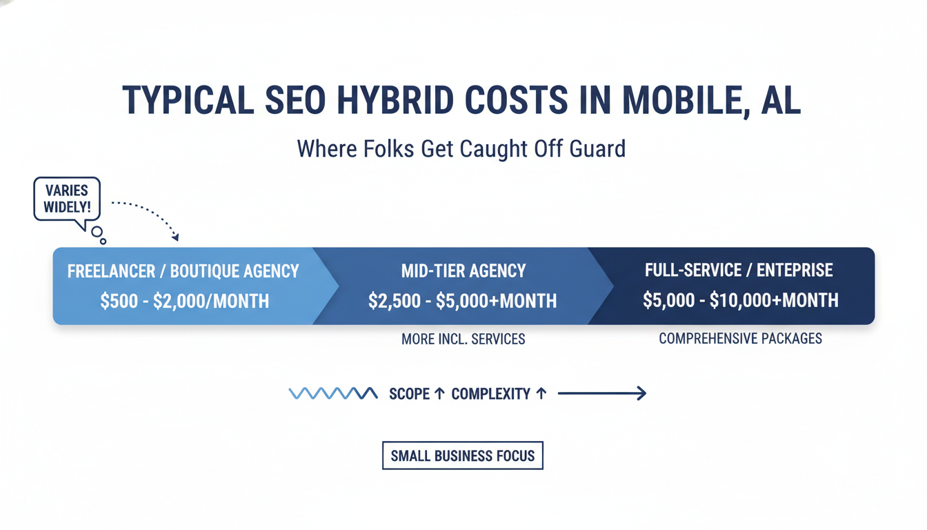 Typical Costs in Mobile, AL - SEO agency Fayetteville AI in Mobile
, AL