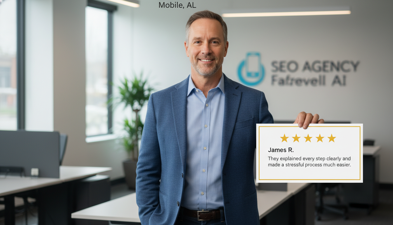 Satisfied SEO agency Fayetteville AI customer review in Mobile
, AL