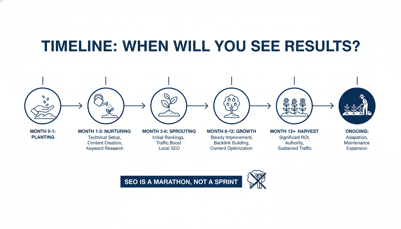 Timeline: When Will You See Results? - AI SEO company Memphis in Memphis, Missouri