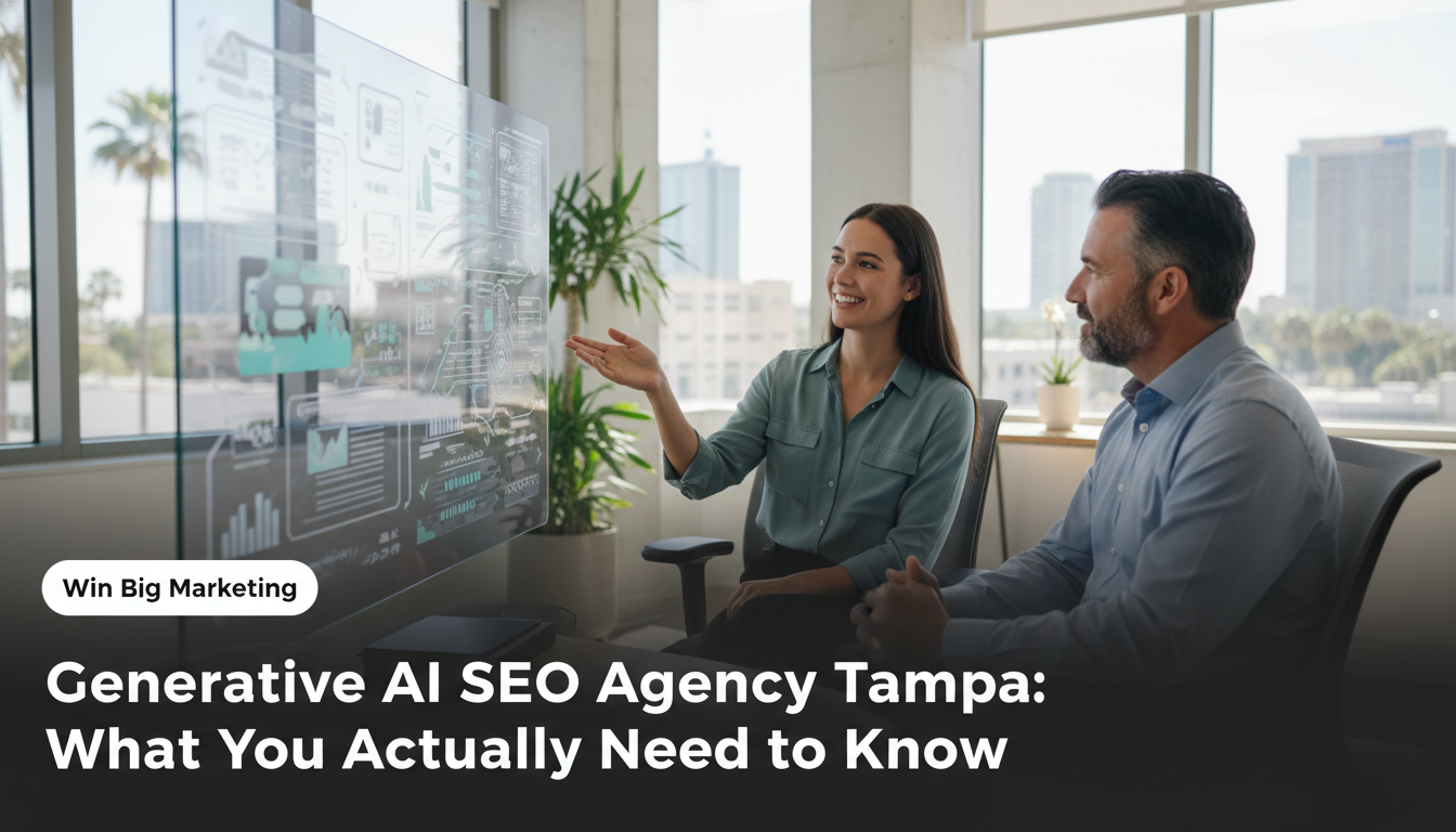 Professional generative AI SEO agency Tampa consultation in Tampa, Florida
