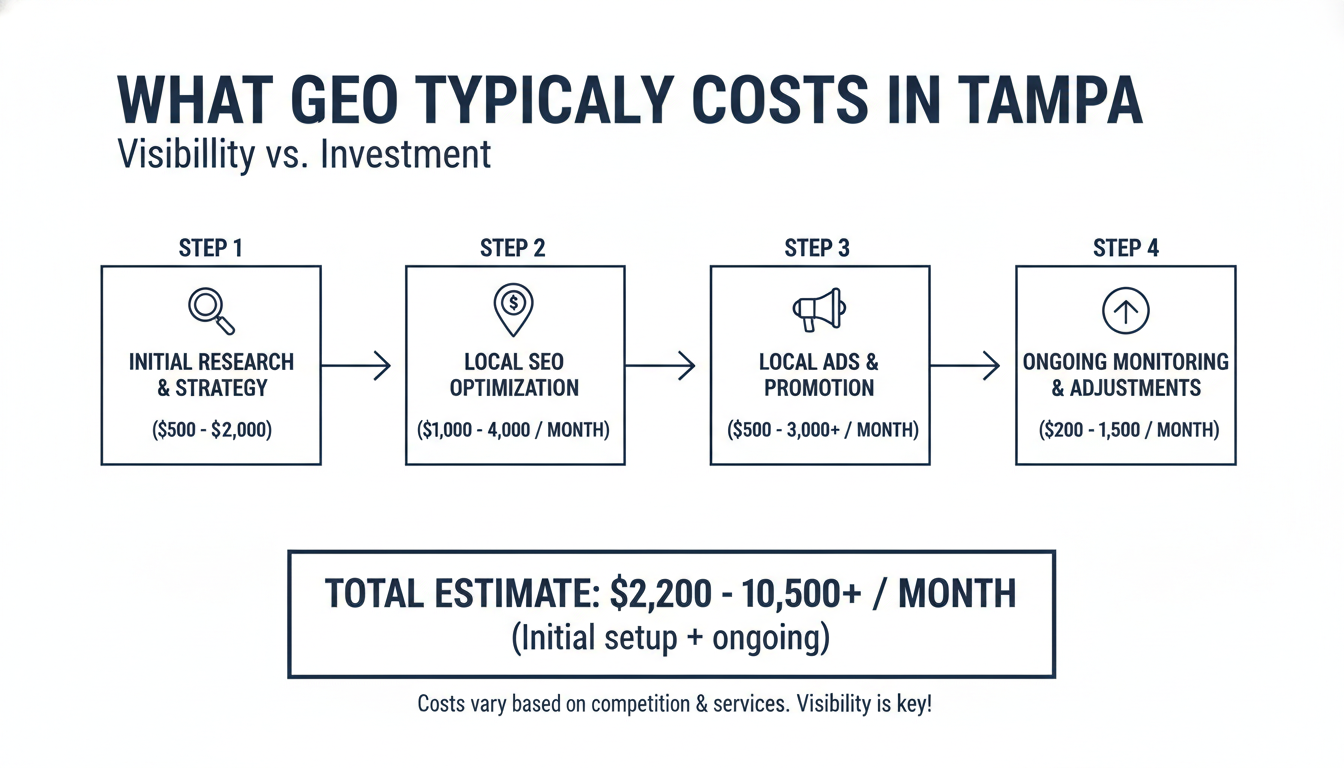 What GEO Typically Costs in Tampa - generative AI SEO agency Tampa in Tampa, Florida