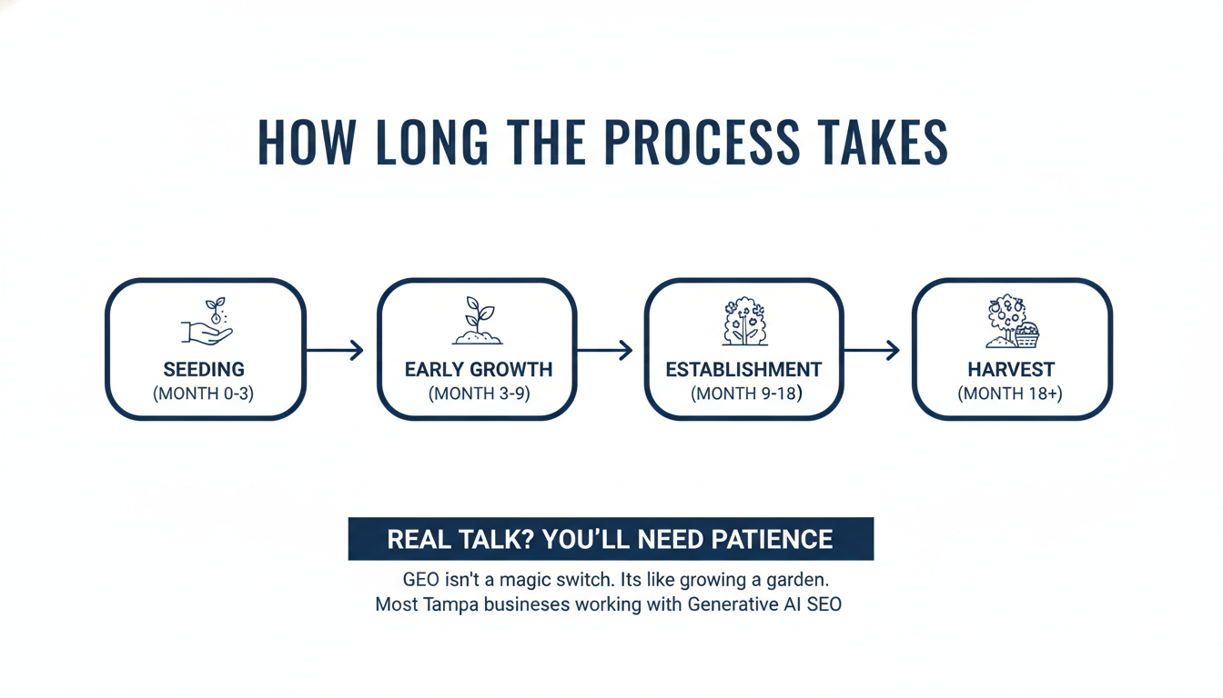 How Long the Process Takes - generative AI SEO agency Tampa in Tampa, Florida