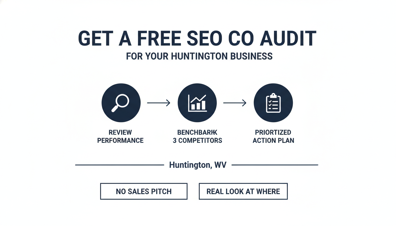 Get a Free SEO Co Audit for Your Huntington
Business - AI SEO company Stockton in Huntington
, WV