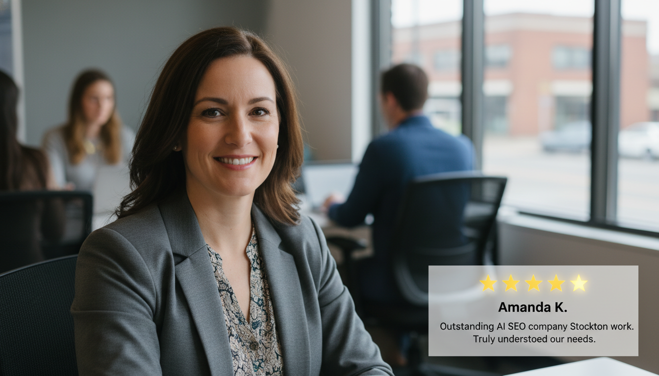 Satisfied AI SEO company Stockton customer review in Huntington
, WV