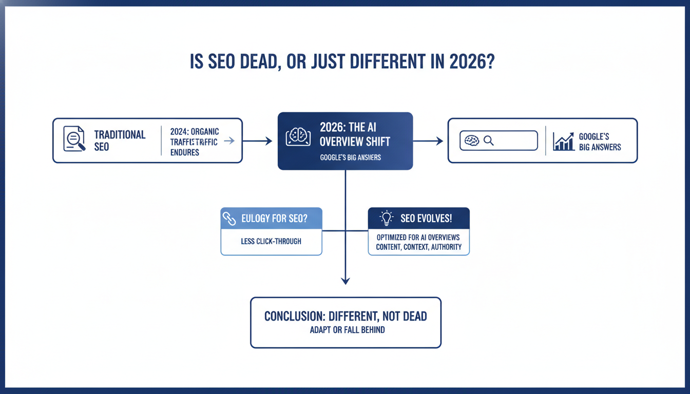 Is SEO Dead, or Just Different in 2026? - AI SEO agency Jackson in Huntington
, WV