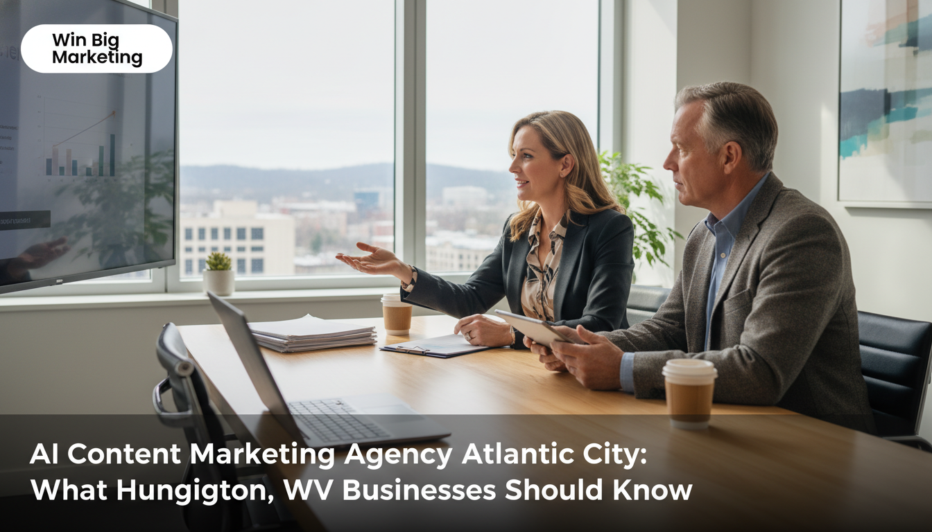 Professional AI content marketing agency Atlantic City consultation in Huntington
, WV