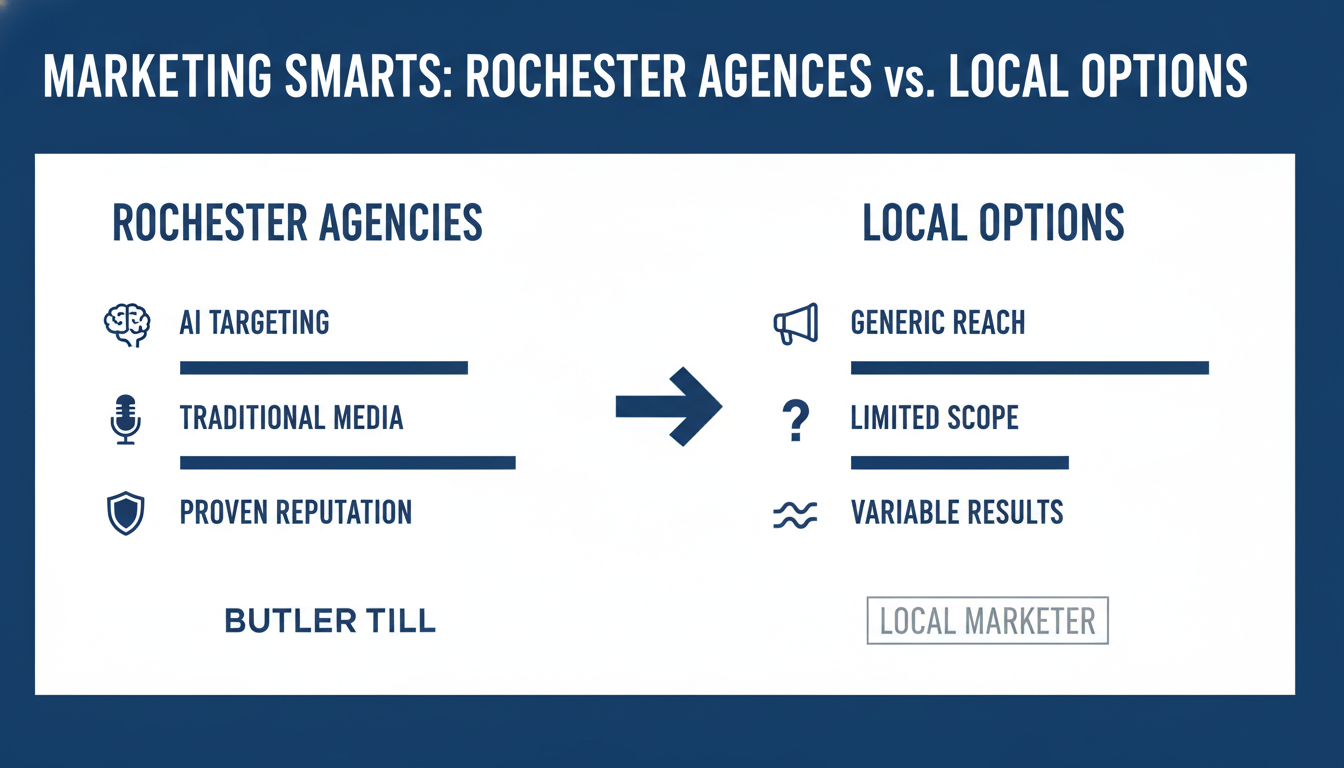 Rochester Agencies vs. Local Options - AI marketing agency Rochester in Mobile
, AL