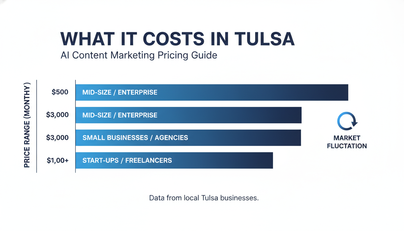 What It Costs in Tulsa - AI content marketing agency Tulsa in Tulsa, Oklahoma