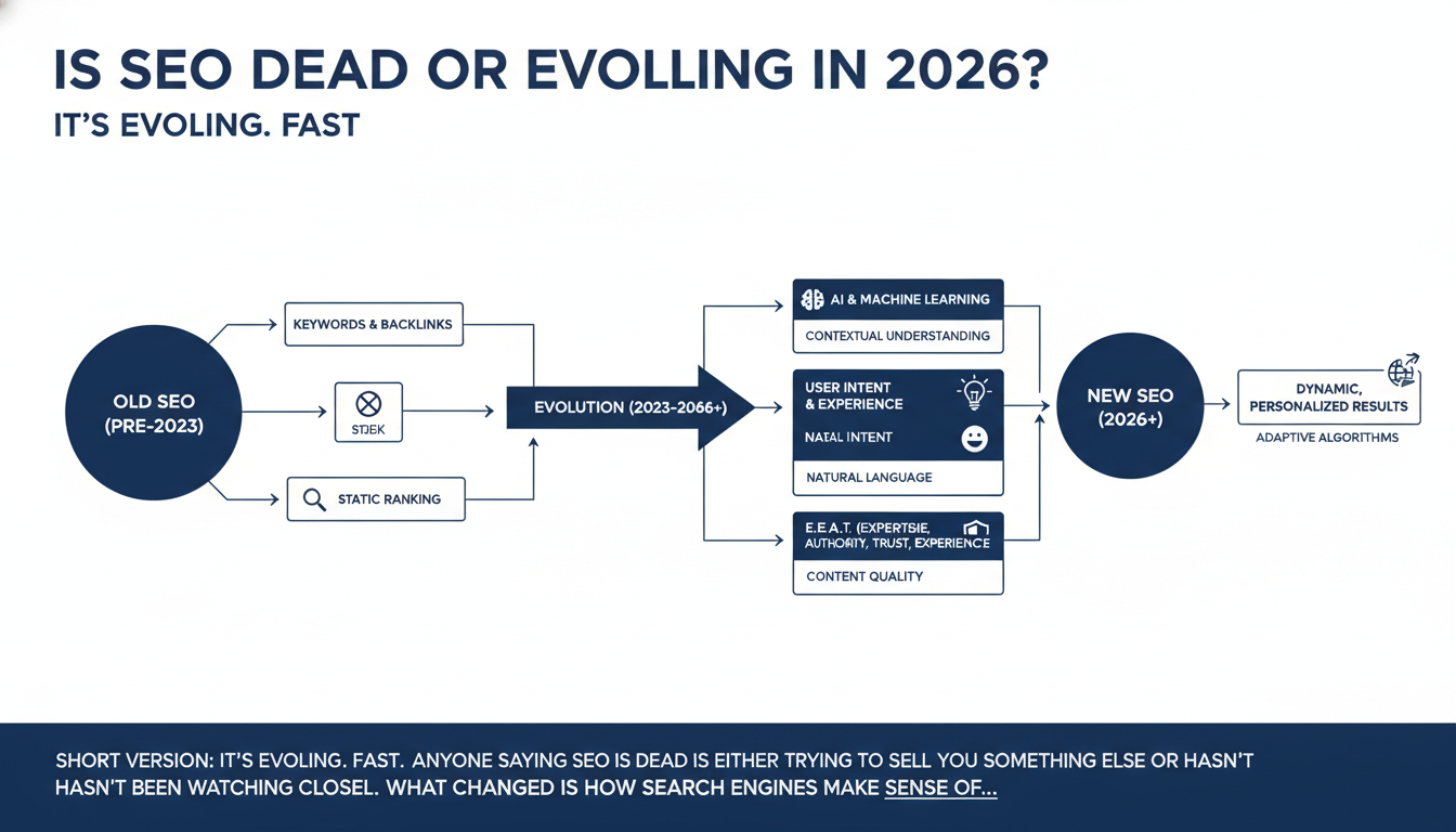 Is SEO Dead or Evolving in 2026? - AI SEO company Boston in Boston, New York