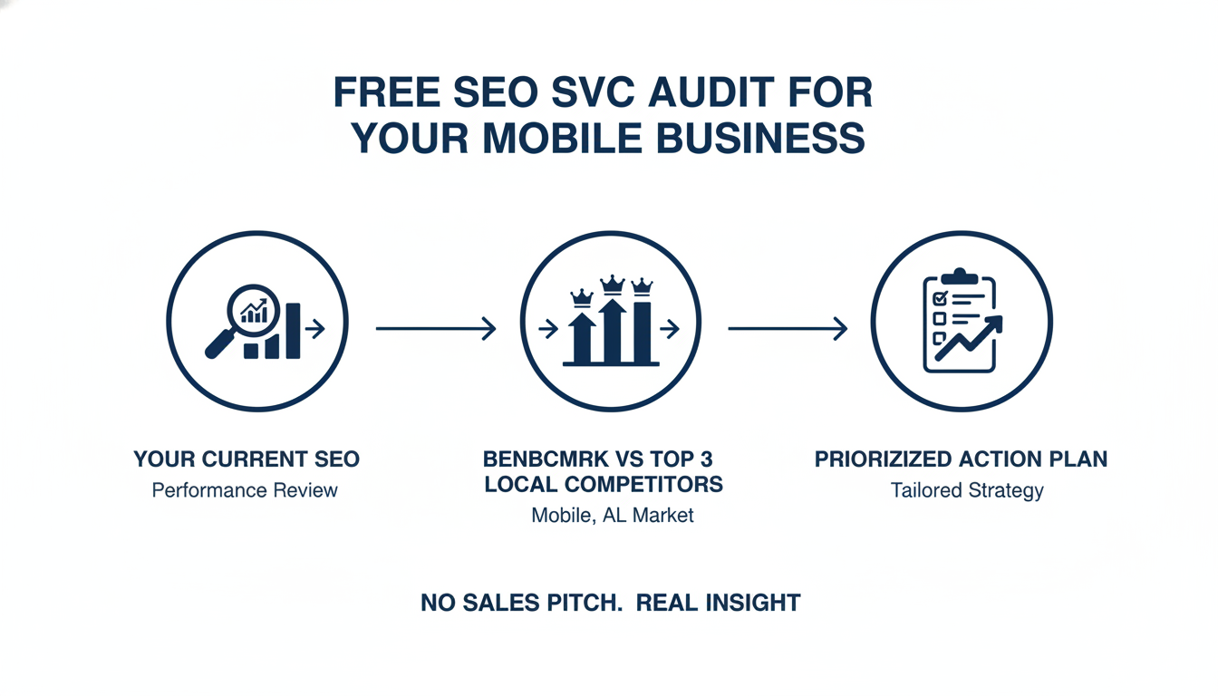 Get a Free SEO Svc Audit for Your Mobile
 Business - AI SEO services Stockton CA in Mobile
, AL