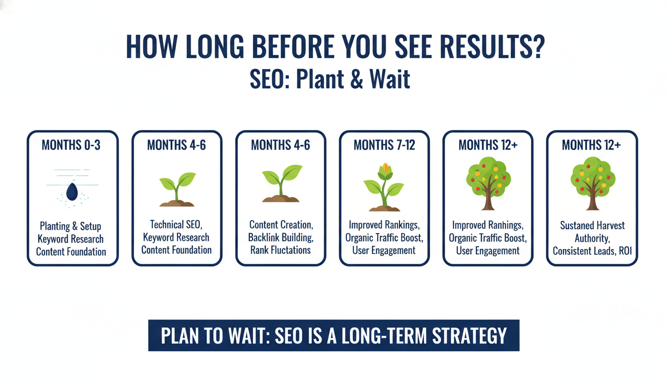 How Long Before You See Results - AI SEO company Stockton in Huntington
, WV