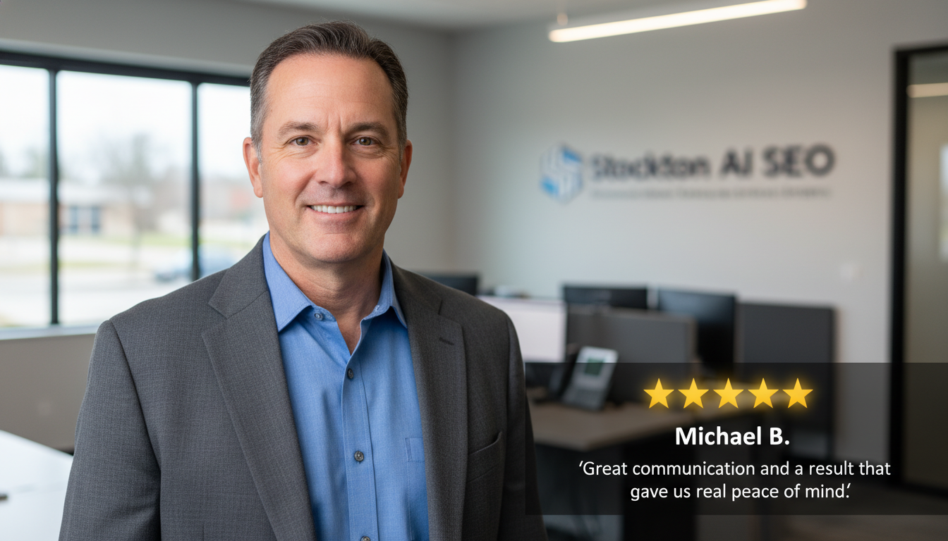 Satisfied AI SEO company Stockton customer review in Huntington
, WV