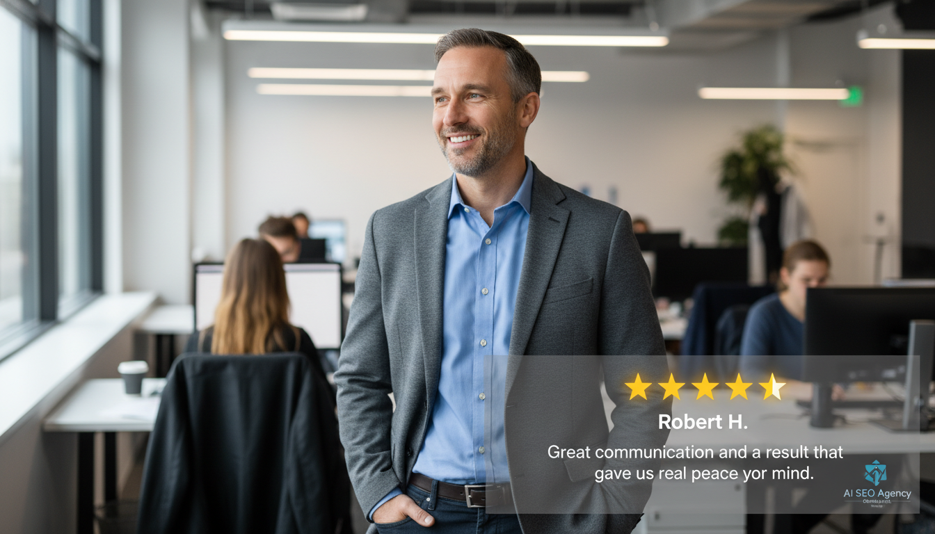 Satisfied AI SEO agency Greenville customer review in Mobile
, AL