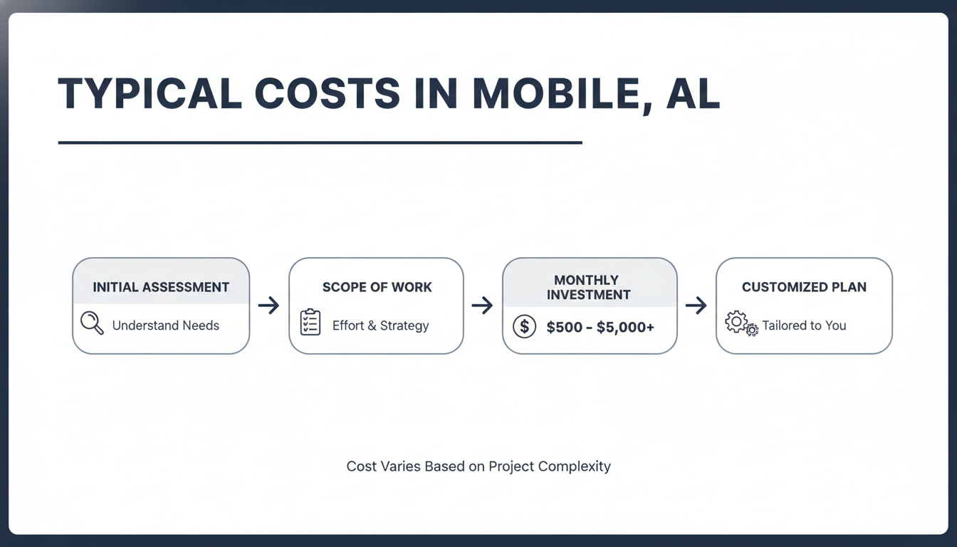 Typical Costs in Mobile, AL - AI SEO consultant Reno in Mobile
, AL