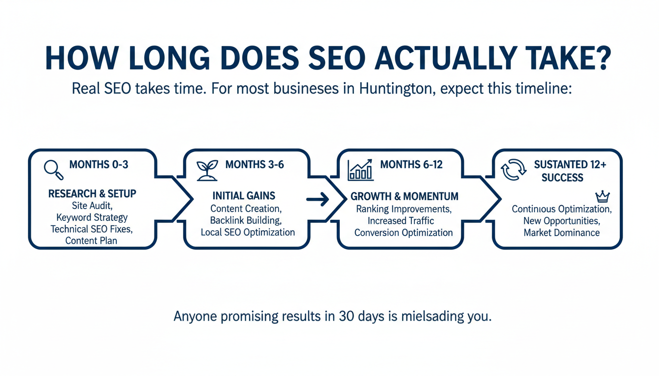 How Long Does SEO Actually Take? - best AI SEO agency in Madison in Huntington
, WV