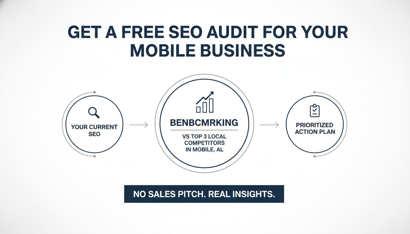 Get a Free SEO Audit for Your Mobile
 Business - AI SEO agency Greenville in Mobile
, AL