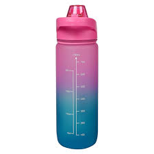 Gourde sport 750 ml bleu/rose - Benson Outdoor