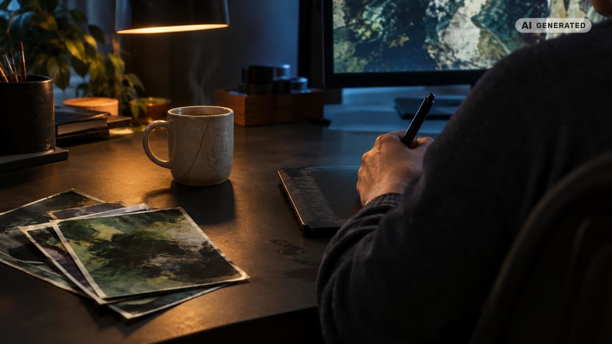 AI Prompts for Photo Editing: 50+ Ready-to-Use Templates for Every Style (detail) (AI generated image)