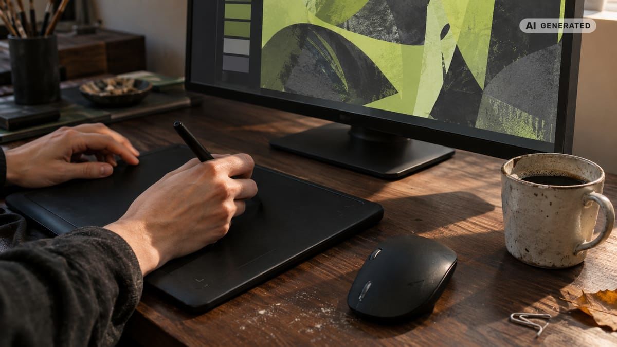 AI Photo Editing Suite: All-in-One Platforms for Brand Content Creation (detail) (AI generated image)