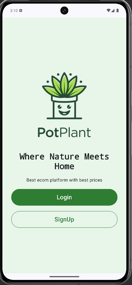 PotPlant(Mobile App) screenshot 1