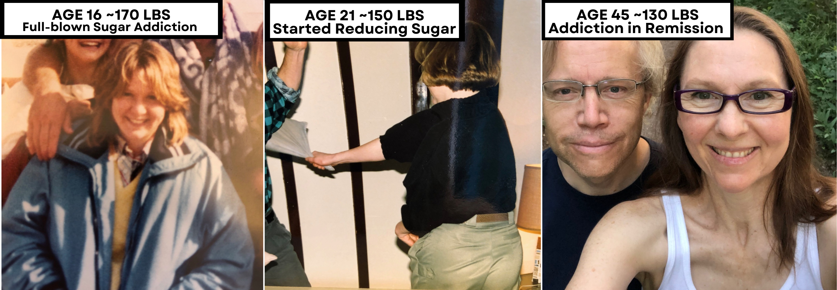 Florence's recovery journey - before and after photos from age 16 to 45