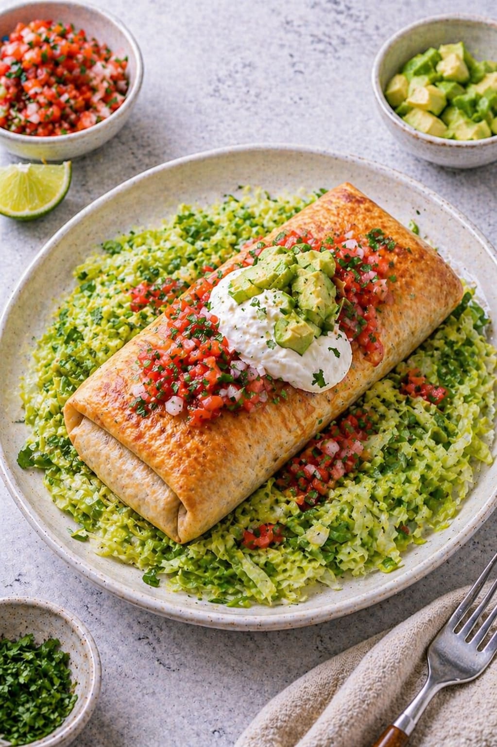Baked Chicken Chimichangas